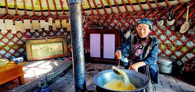 科尔沁奶豆腐节，安牧态带你品味传统