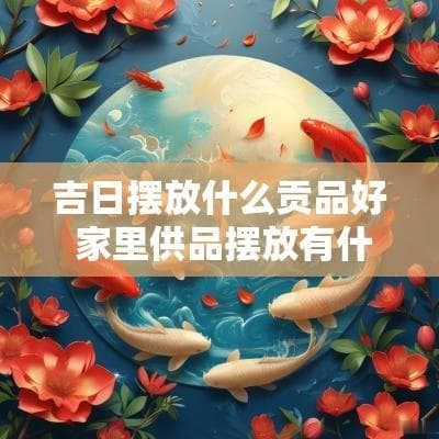 吉日摆放什么贡品好？家里供品摆放有什么讲究