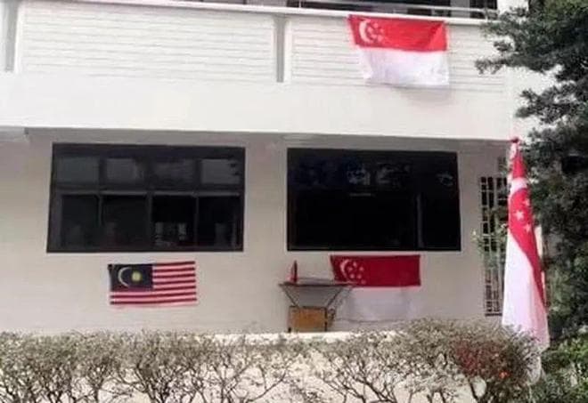 在新加坡挂其他国家国旗，会被抓！