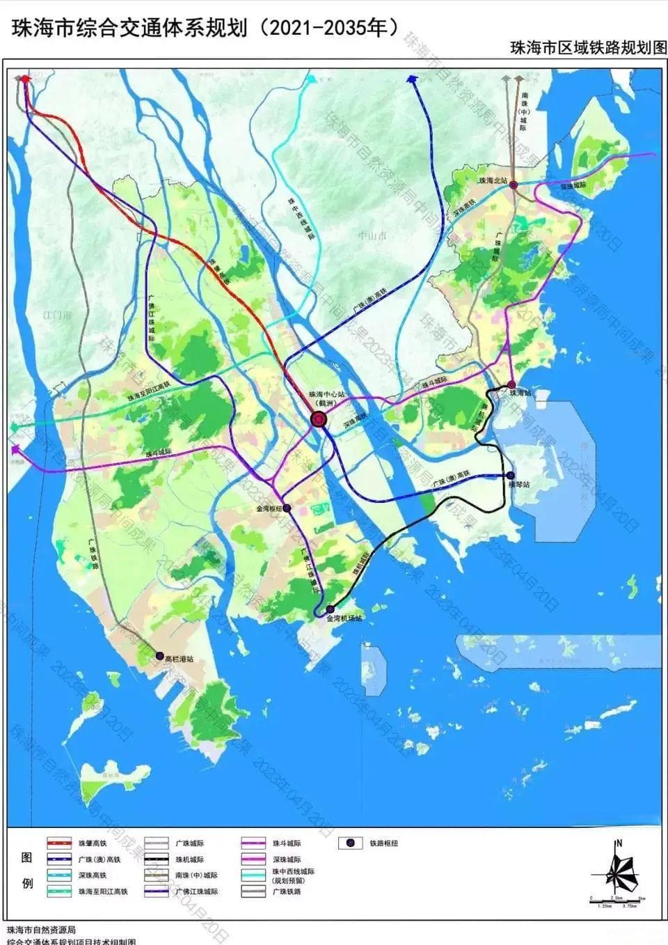 珠海的地理中心在哪里？居然很靠近中山！