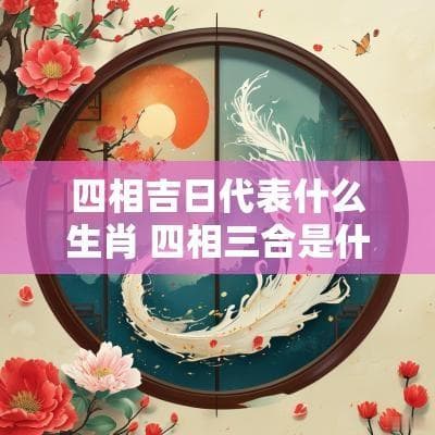 四相吉日代表什么生肖 四相三合是什么生肖
