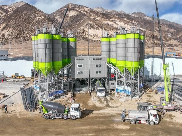 高原混凝土搅拌站实现五大技术创新，智能升级保障重大工程建设