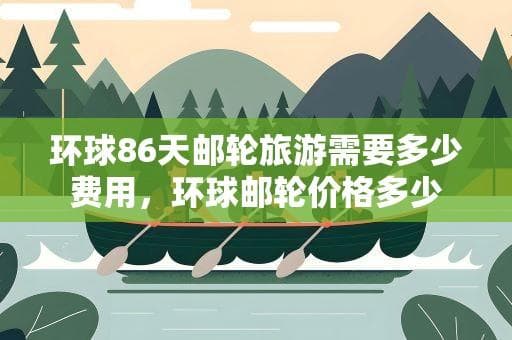 环球86天邮轮旅游需要多少费用？全方位解析邮轮旅行预算