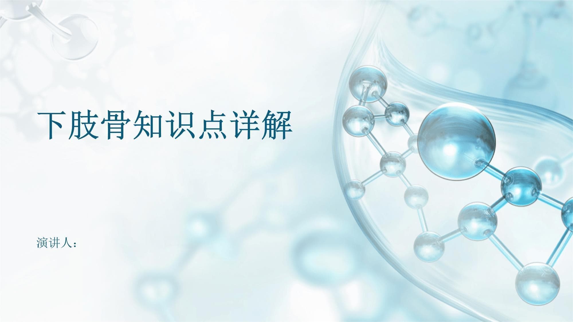 下肢骨知识点详解