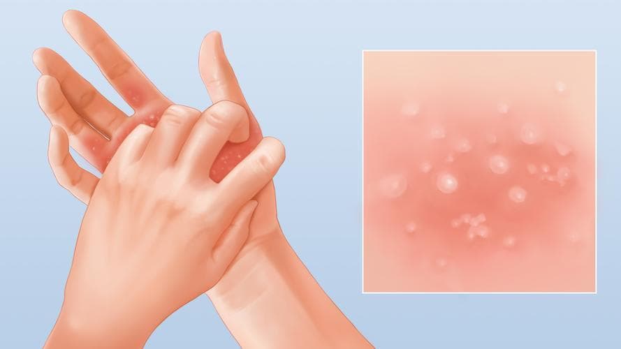 手心冒出小水泡？瘙痒难耐？可能是汗疱疹在作祟，4类因素易患病