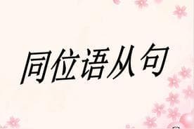 同位语详细讲解（同位语从句详解）