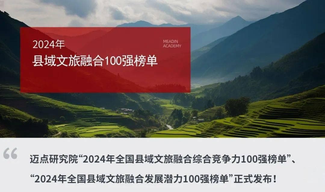 诸城上榜！全国县域文旅融合100强！