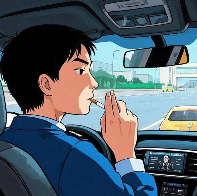 若在开车时抽烟，会受到什么处罚？会被扣分罚款吗？看看交警怎么说！
