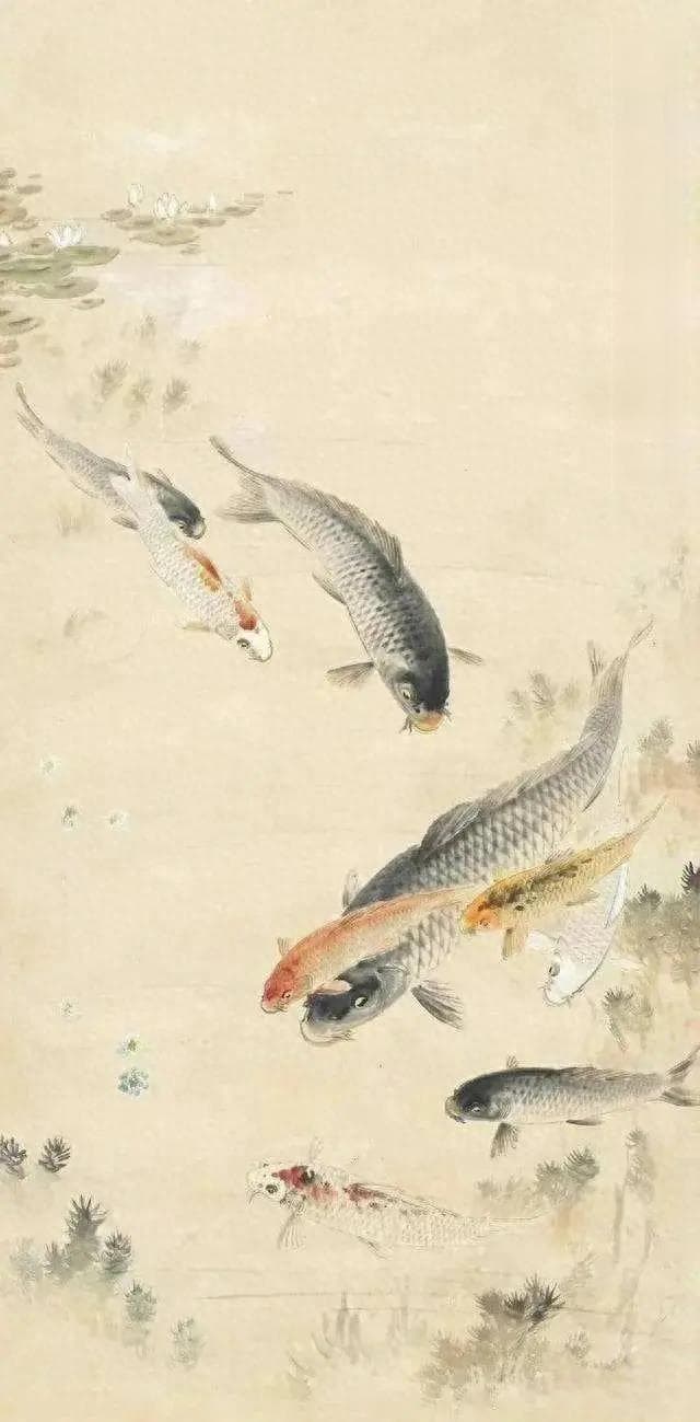 21位国画名家画鱼，各具特色，年年有余！