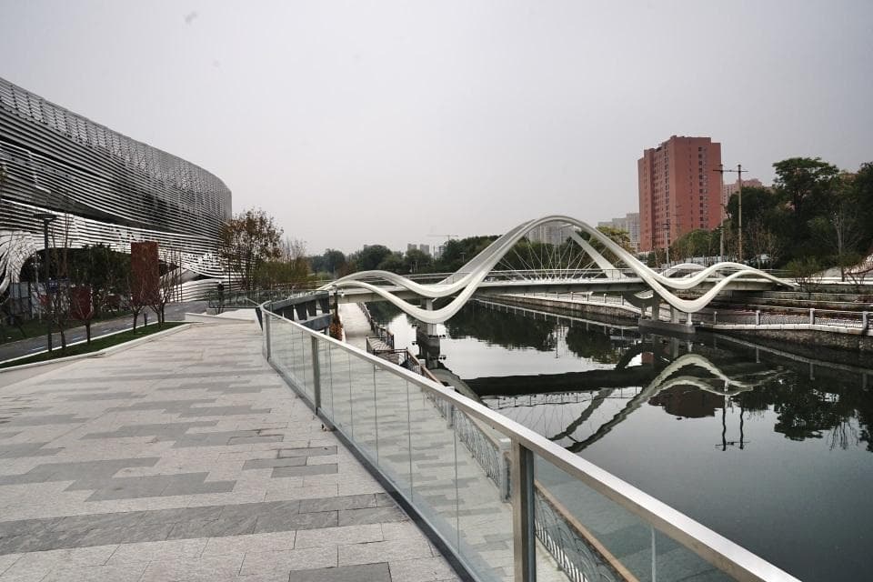 坝河（酒仙桥路至郎园段）滨水空间亮相，京城再添活力水岸