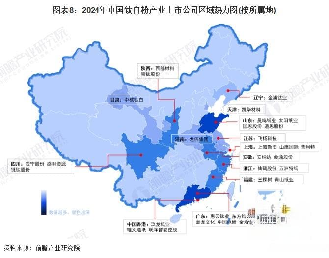 2024年中国钛白粉行业上市公司全方位对比：业务布局、业绩表现与发展规划