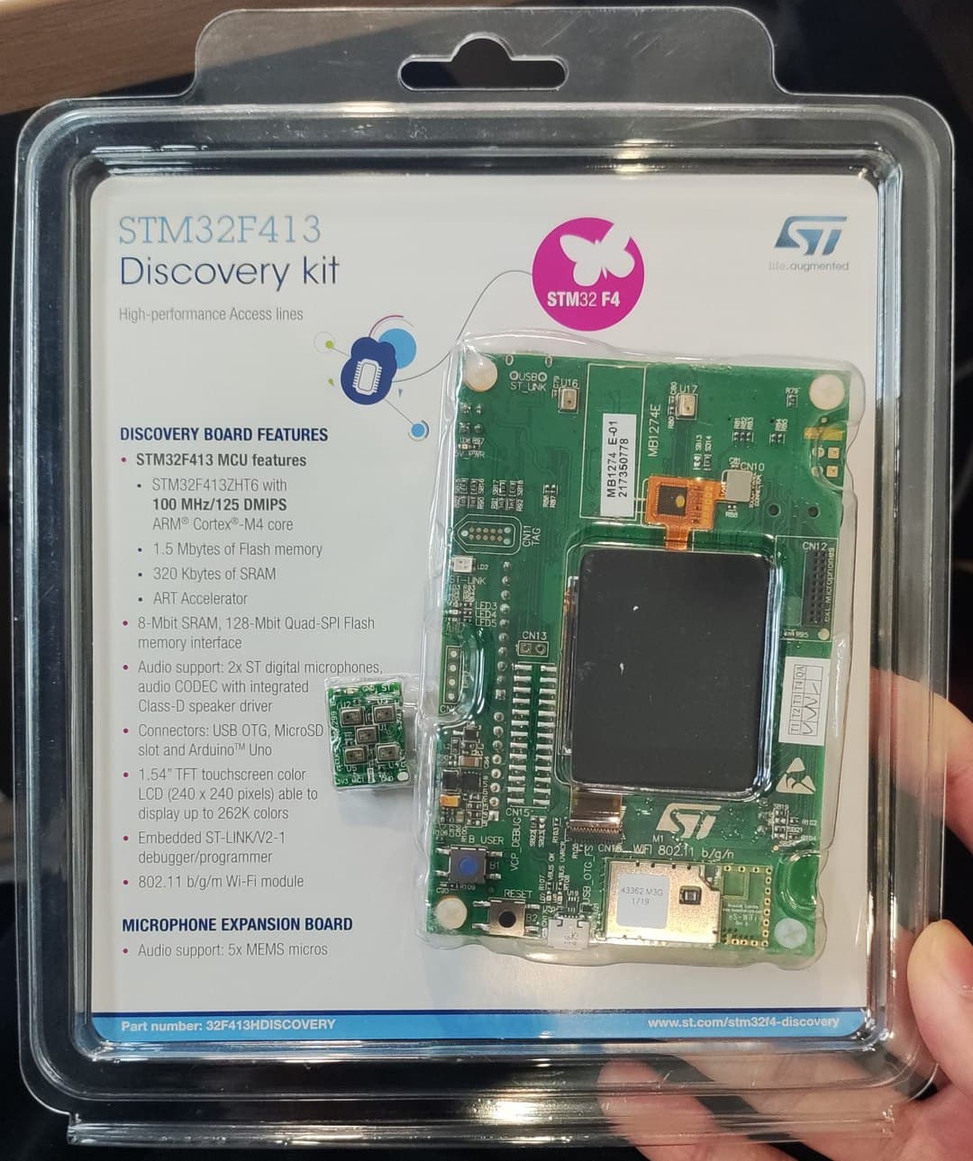 【STM32F413H Discovery Kit 试用】介绍、工程测试