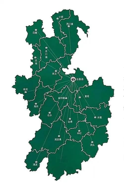 赣州地图区域划分（赣州市行政规划细则）