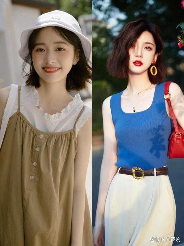 夏季吊带穿搭指南，轻松展现个人魅力。