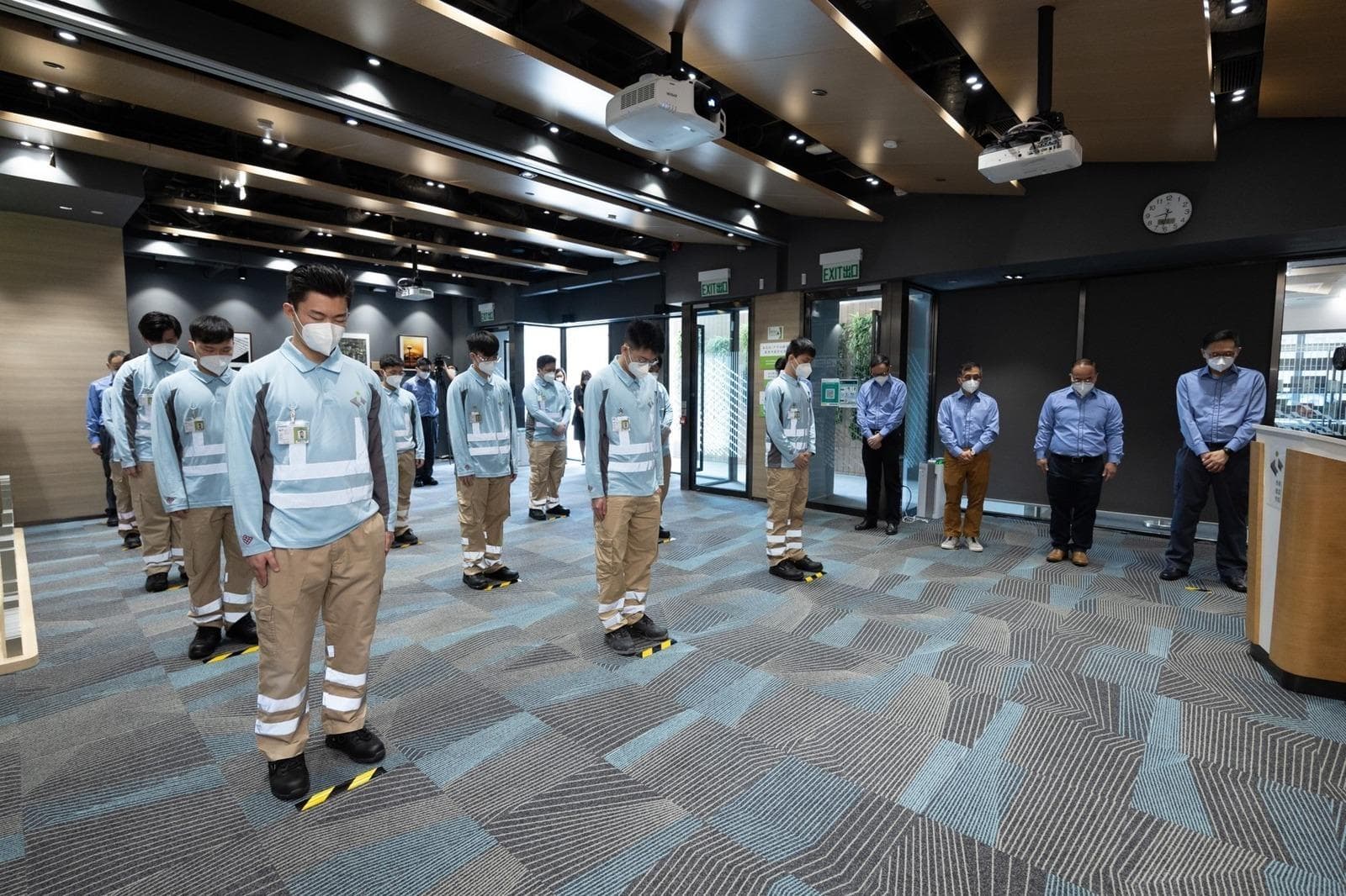 警惕工地安全防意外 香港建造学院默哀会
