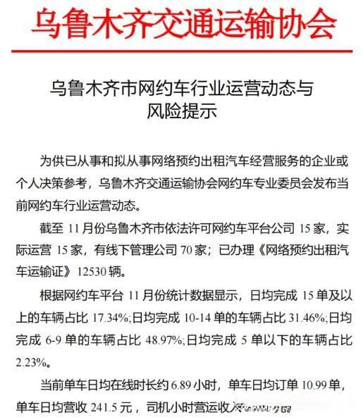 突发！又一城市叫停网约车，管控运力，保障双证司机收入！