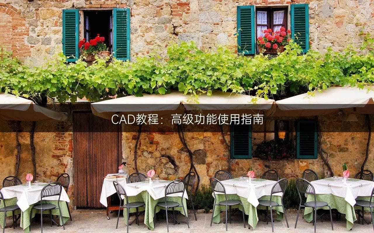 CAD教程：高级功能使用指南