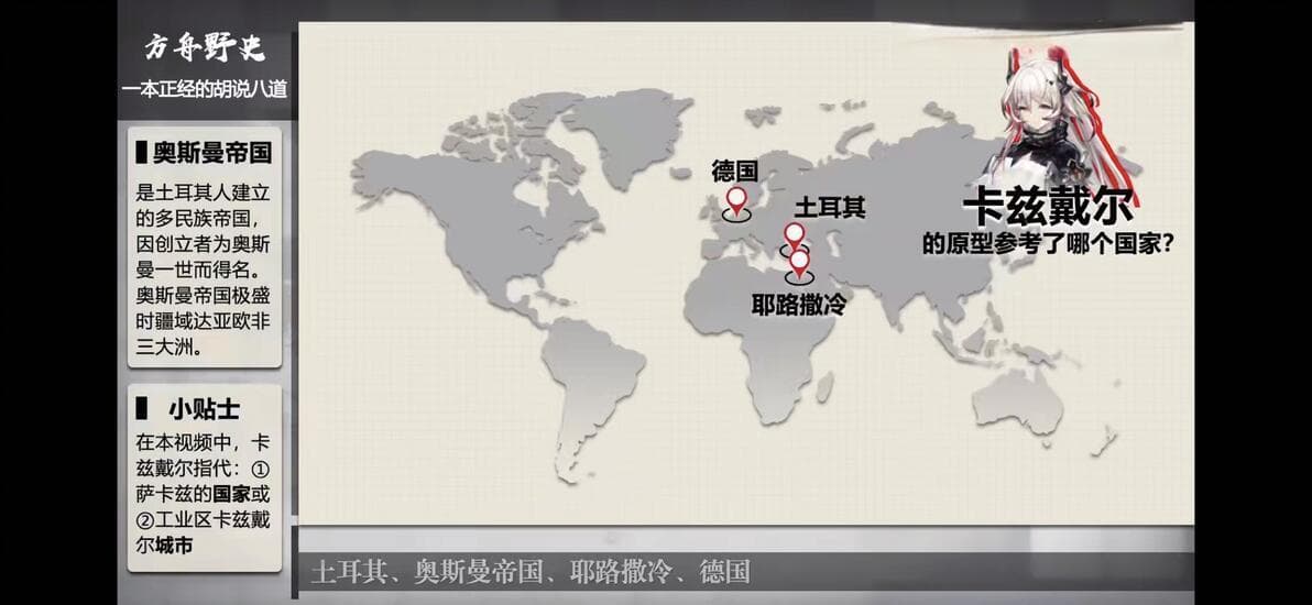 明日方舟·生于黑夜的国度--卡兹戴尔原型详解-上