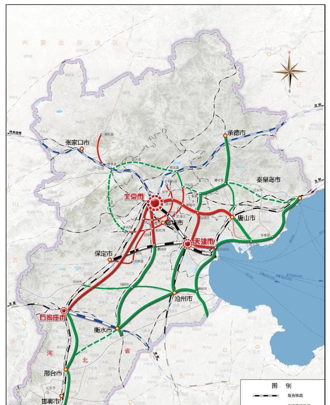 石衡沧港城际2026初开通，线路互通概要，黄骅枢纽能否南下成悬念