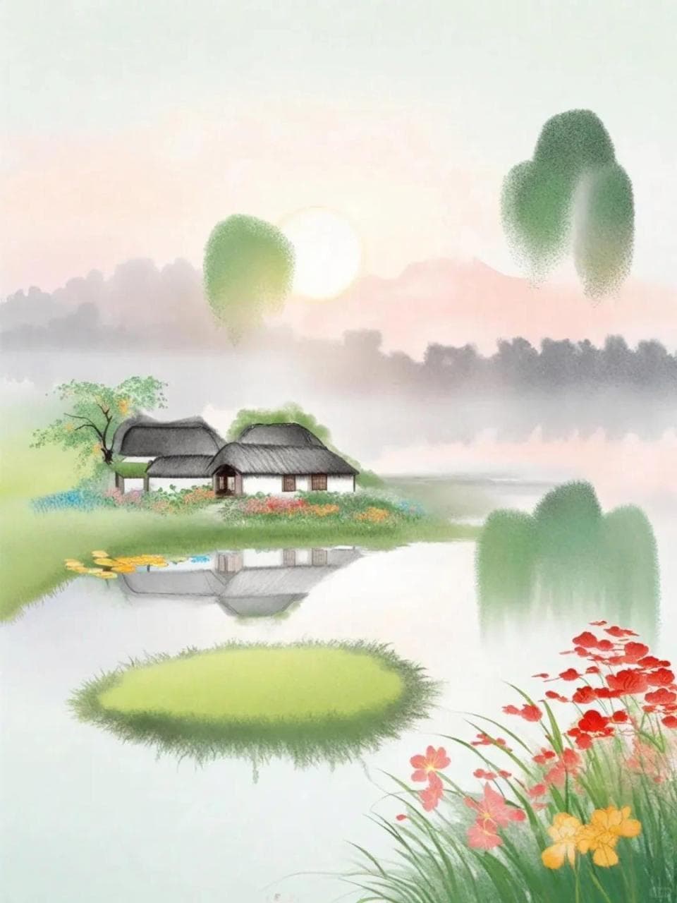 35句特别唯美诗词：读后身心舒畅，纵有万千苦闷，依然垂爱人间