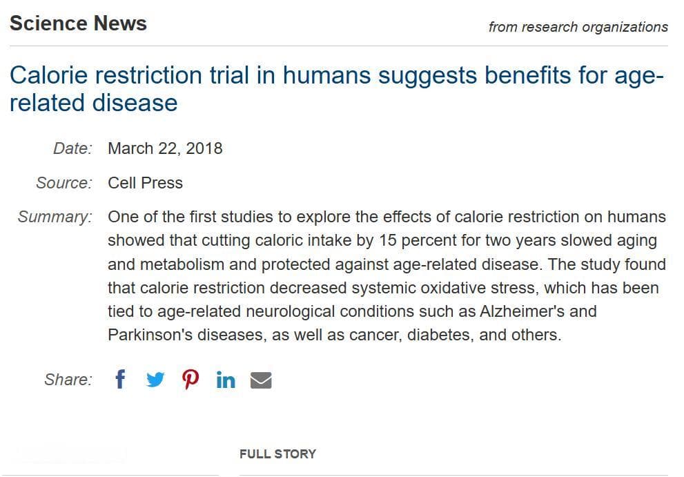 少吃这些寿命延长40%？科学揭秘：细胞饥饿如何让你年轻10岁