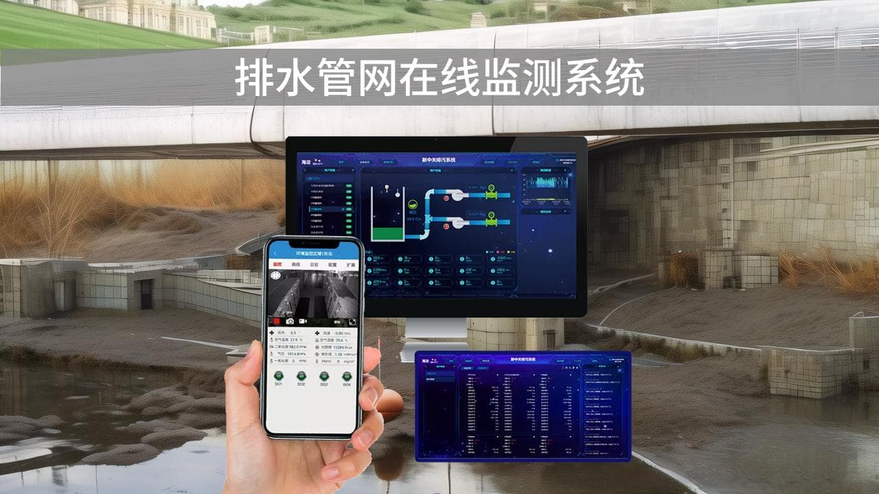 智慧城市：排水管网在线监测系统方案