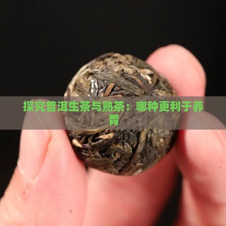 普洱茶知识：生茶与熟茶哪个更利于养胃？