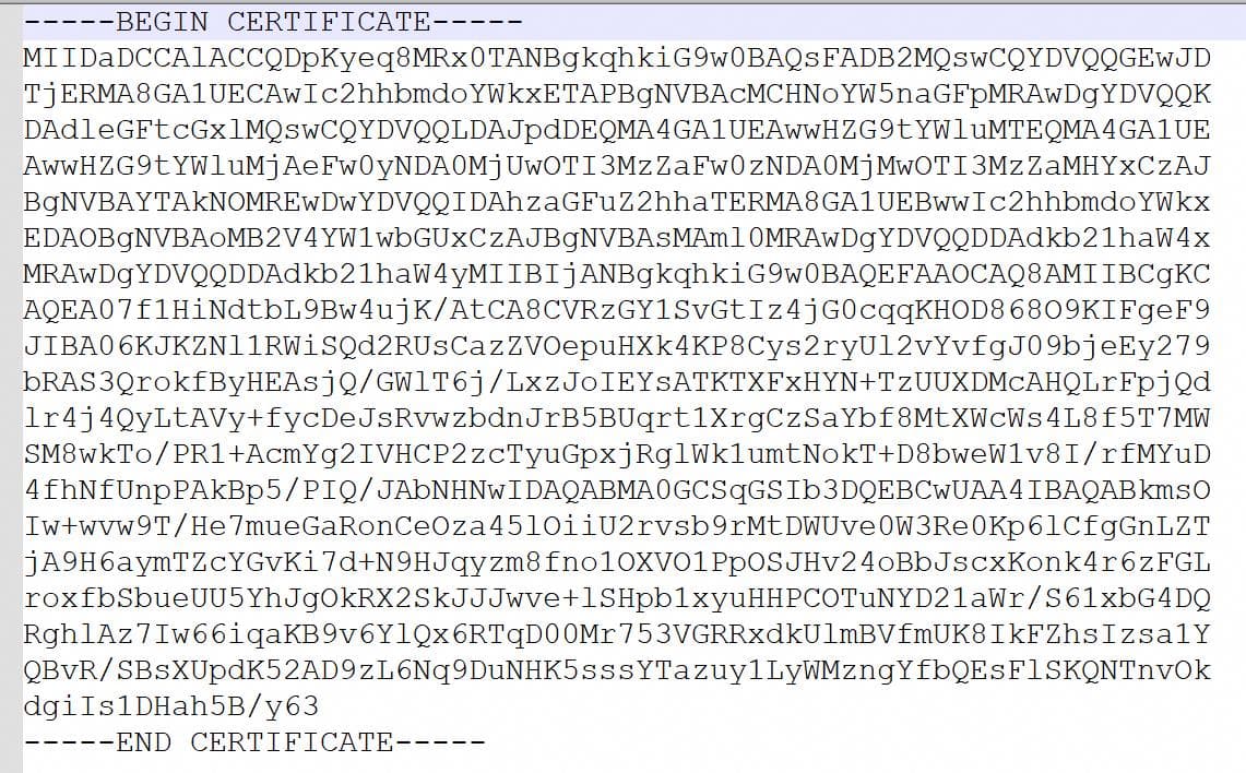 openssl 生成证书步骤