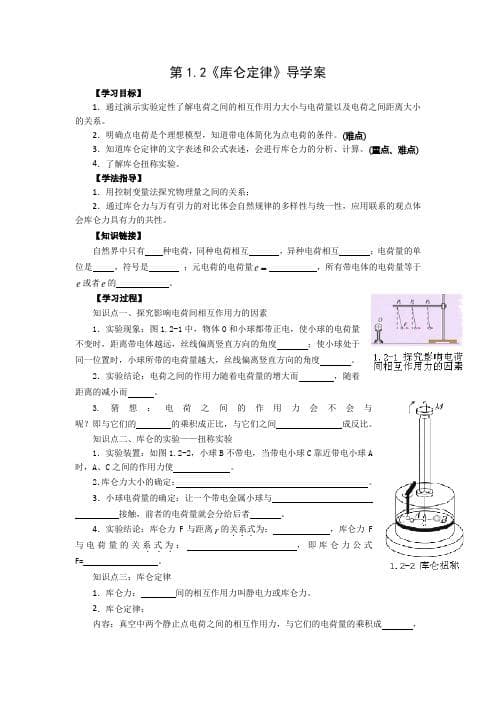 库仑定律详解：定义、公式、实验及应用
