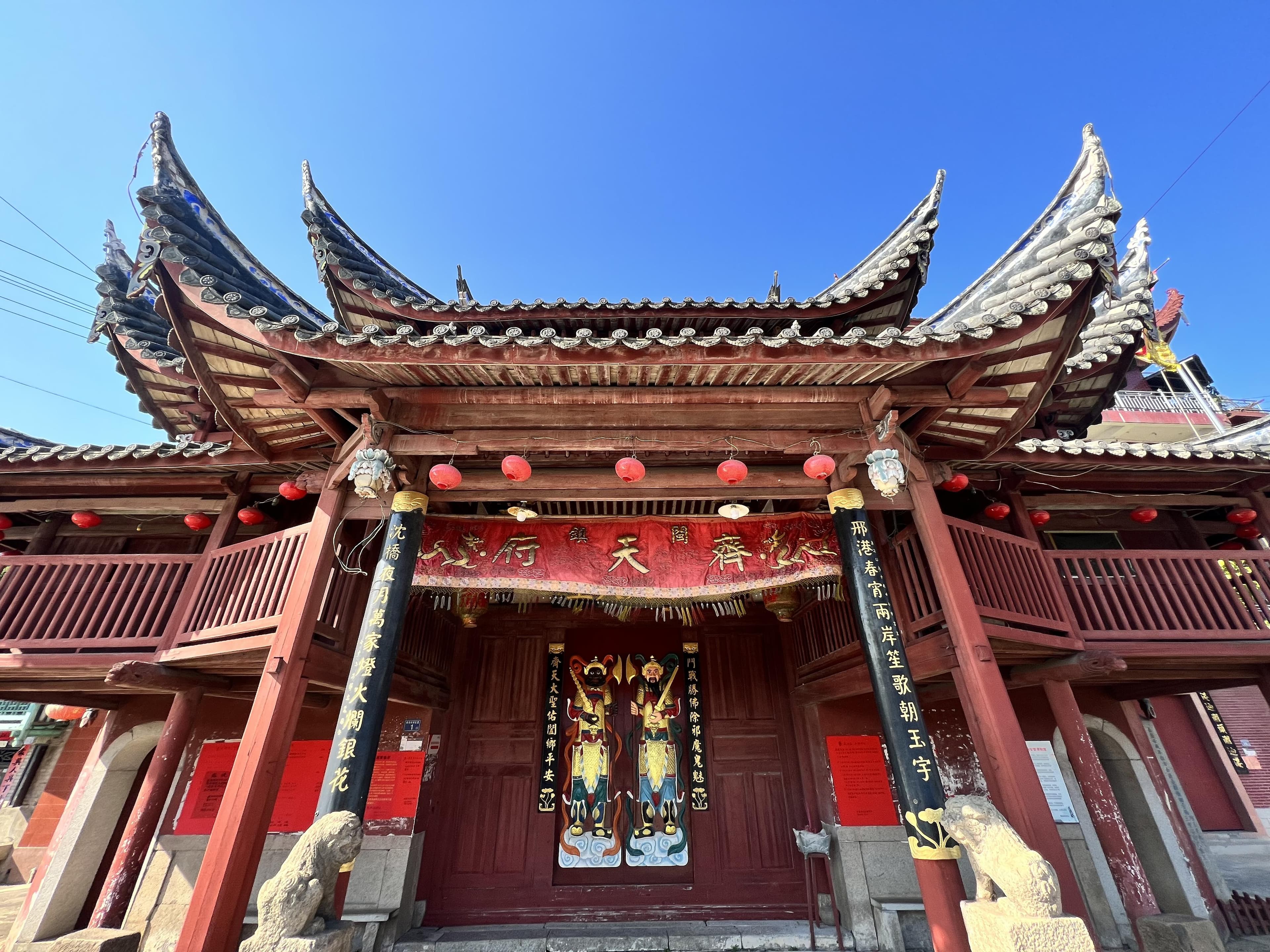 闽安古镇圣王庙里的“悟空”