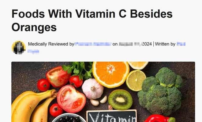 除了橙子外，还有哪些食物富含维生素C？营养师告诉你