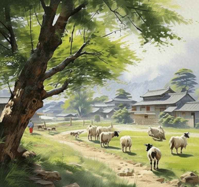 王维《田园乐（其四）》：探寻古人心中的“桃花源”