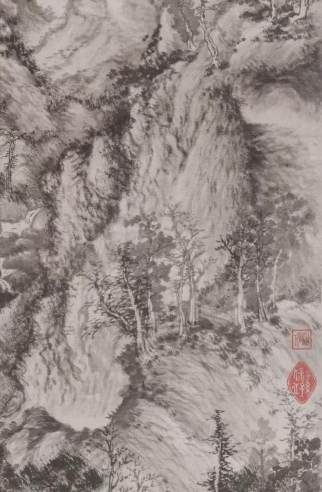 山水有“皴法”——天博“问墨溪山”展中的解索皴和牛毛皴