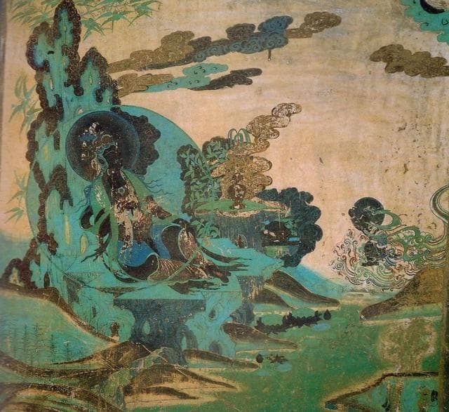 西夏的水月观音绘画：黑水城与敦煌两地的艺术对比