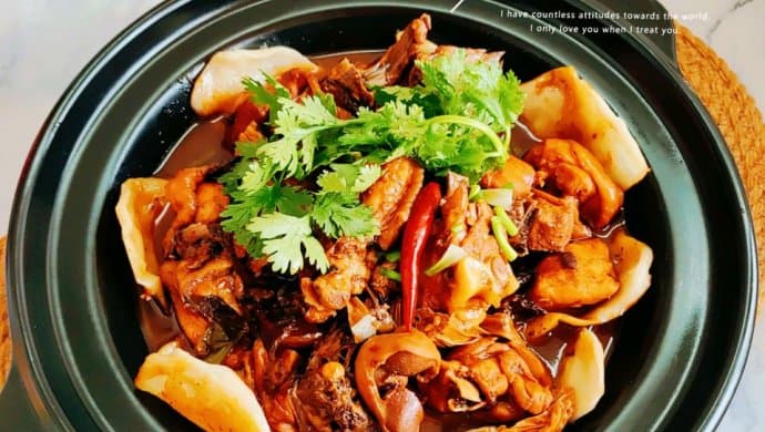 中秋家宴来个地锅鸡