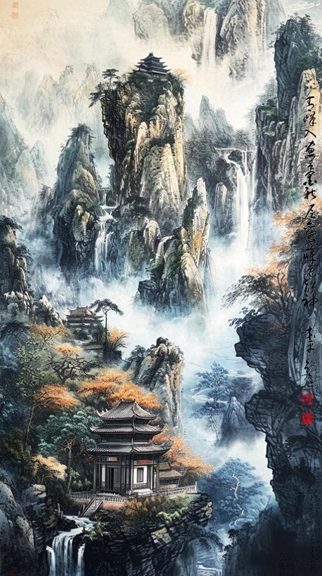 自然意象与人文精神的诗意融合——中国古典山水画