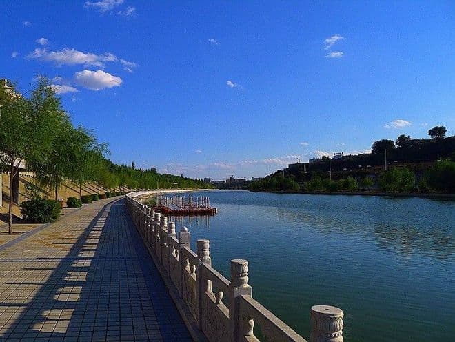 陕西榆林榆溪河生态公园：能源之城的绿色新生