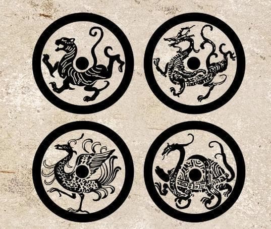 "四神" 纹——中国传统纹样