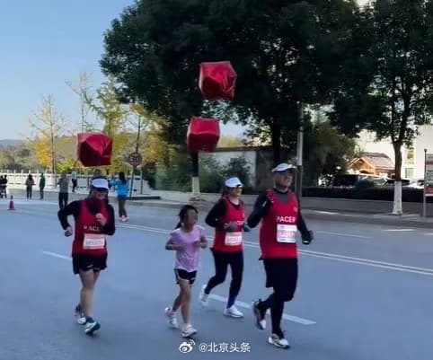 小女孩马拉松"蹭跑"42公里，别把这当成励志故事