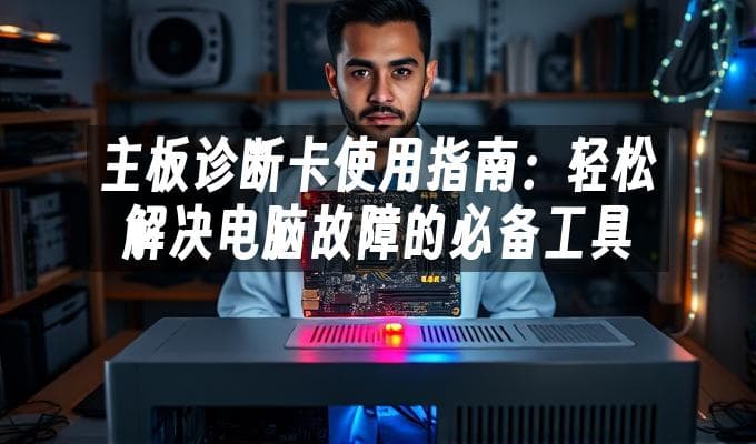 主板诊断卡使用指南：轻松解决电脑故障的必备工具