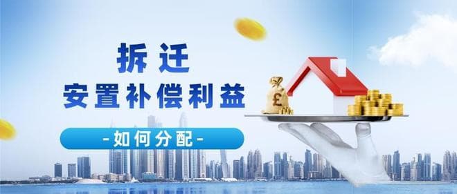 拆迁安置补偿利益如何分配？