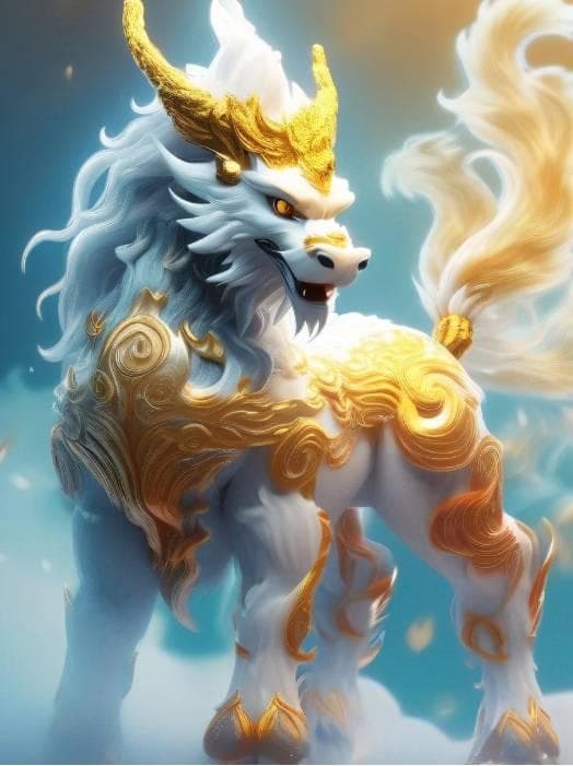 瑞兽麒麟的吉祥象征：麒麟文化与神秘力量
