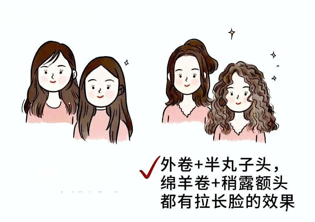 不同脸型怎样搭配正确的发型呢？学会这几点避免踩大坑