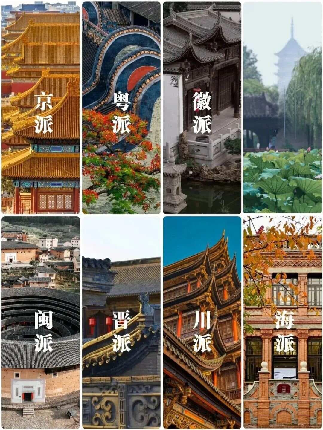 中国建筑八大派系：从京派到海派的建筑文化之旅