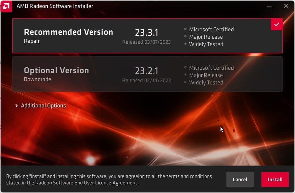 如何修复Windows更新自动替换AMD显卡驱动程序