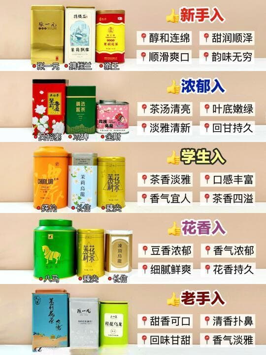 精选内容集|茉莉花茶如何辨香与避坑 详解各大品牌优缺点解析