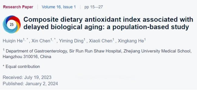 研究证实：常吃这类食物，真能延缓衰老，逆转生物学年龄