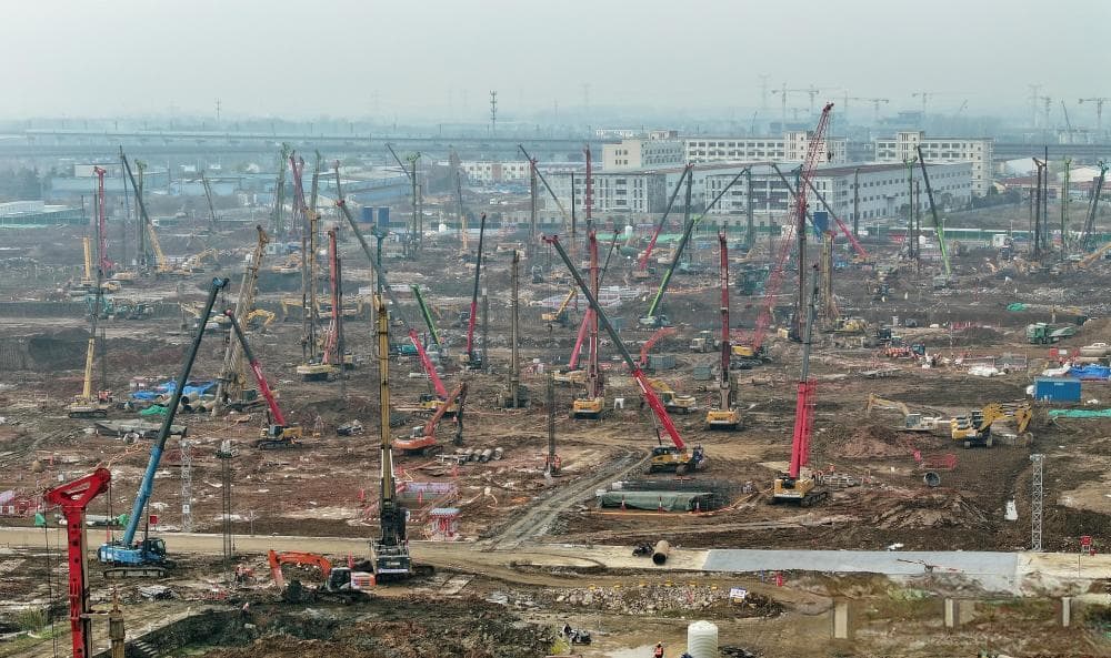 壮观！南京北站开启“基建狂魔”频率