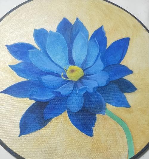 蓝莲花的多重寓意：从佛教智慧到浪漫象征