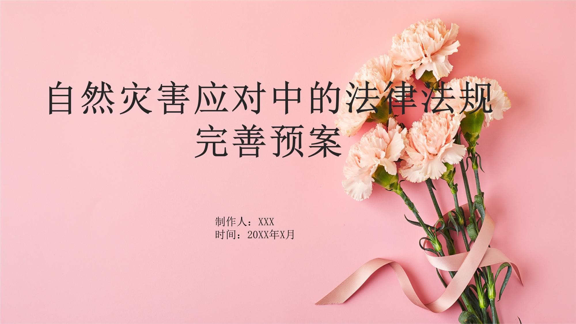 自然灾害应对中的法律法规完善预案